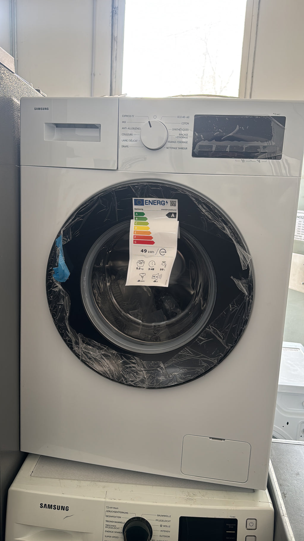Samsung Waschmaschine WW90FG3M05AW – 9KG A 🌀✨