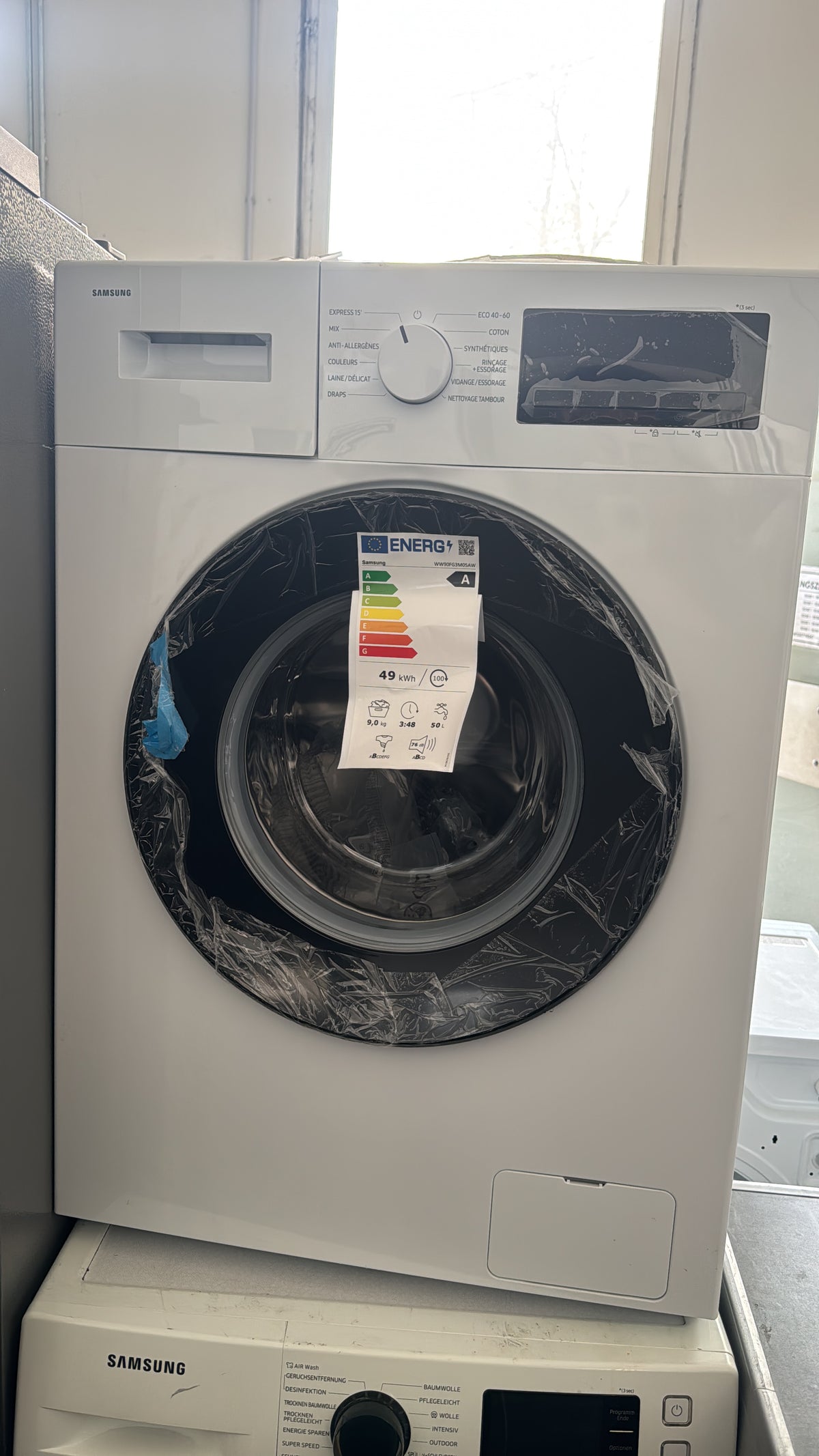 Samsung Waschmaschine WW90FG3M05AW – 9KG A 🌀✨